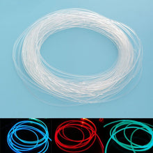 Load image into Gallery viewer, 1PC PMMA 1m Side Glow Optic Fiber Cable 1.5/2/3/4mm Diameter For Car LED Lights Bright Side Glow 650db/km Optic Fiber Cable